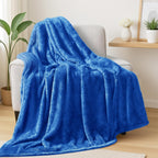 Plush Fuzzy Fleece Throw Blanket Extra Large, Super Soft, Fluffy and Warm Blankets for Couch, Bed, All Season Use (50x70 Inches, Pink)