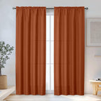 Black Curtains 63 Inch Length 2 Panels Set for Living Room Bedroom, Light Filtering Faux Linen Textured Soft Window Curtain, Airy Soft Rod Pocket cortinas para cuarto, 40Wx63L Inches, 2 Pcs