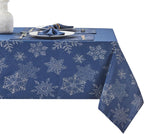 Rectangle Table Cloth Linen Farmhouse Stainproof Waterproof Washable Polyester Oblong Rectangular Fabric Table Cover for Kitchen Dining Dinner (Red, 52 X 70 Inch)