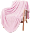 Fleece Throw Blanket Extra Large, Super Soft and Warm Blankets for Couch, Sofa and Bed Waffle Textured, Cozy, Fuzzy and Lightweight (Slate Blue, 50x70 Inches)