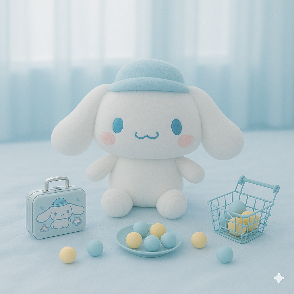 A-【Kawaii Lucky Scoop Suitcase Set】- 14" edition