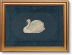 Vintage Gold Framed Wall Art, Sketch Birds Canvas Painting, Cute but Exquisite Wall Decor, No Glass No Glare, Suitable for Bedside Tables, Foyer, Bookshelves,【Hummingbird】-10L x 8W
