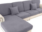 Couch Cushion Covers Seat Cushion Cover Stretch Couch Cover Separate Sectional Sofa Slipcovers Furniture Protector(3 Pieces for Seat or Sofa Backrest, Dark Grey)