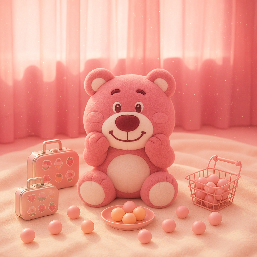 A-【Kawaii Lucky Scoop Suitcase Set】- Edición de 14"