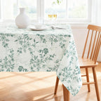 Linen Textured Table Cloths 60 x 120 Inch Premium Solid Tablecloth Spill-Proof Waterproof Table Cover for Dining Buffet Feature Extra Soft and Thick Fabric Wrinkle Free, Taupe